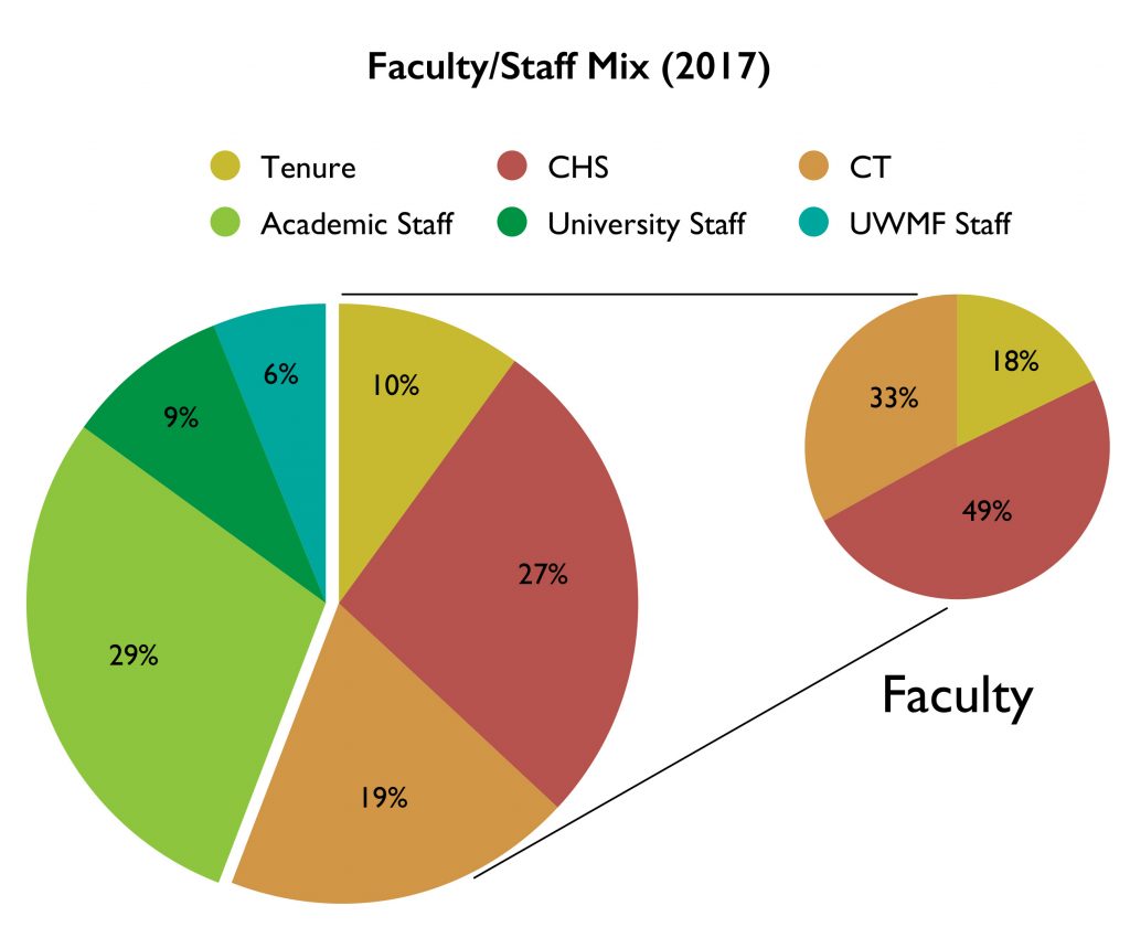 Faculty Staff Mix 2017