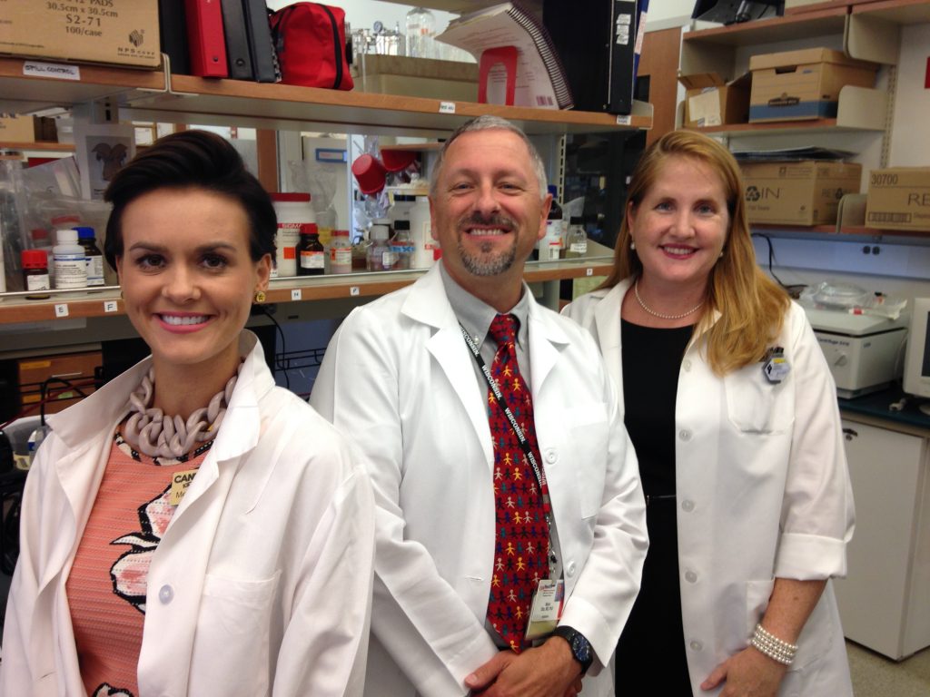 Melissa Wiggins (left), Dr. Mario Otto (center), and Ashley VanDerMark (right)